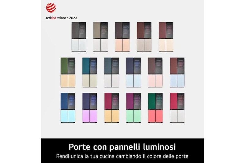 Caratteristica Porte con pannelli luminosi