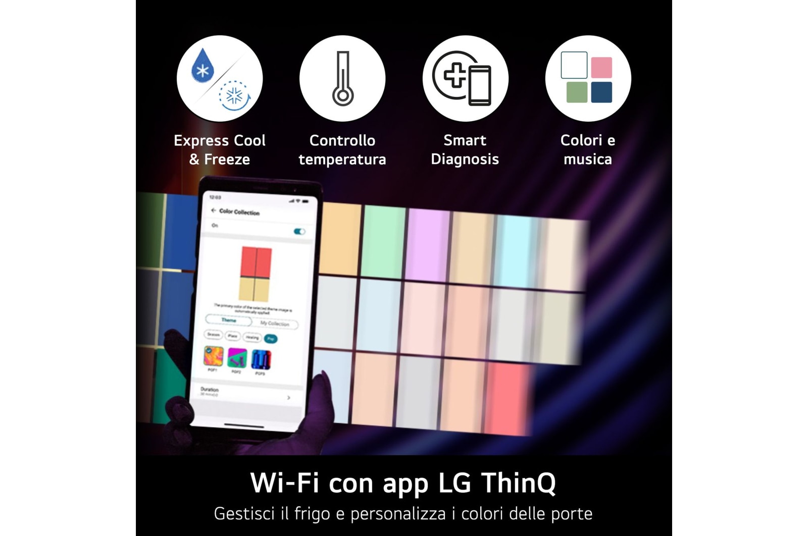 Caratteristica Wi-Fi con app LG ThinQ