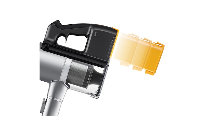 Dettaglio dell'estrazione della batteria