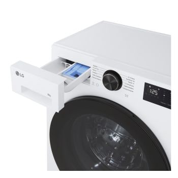 Foto vaschetta del detersivo aperto lavatrice LG F2NX50S8TLB