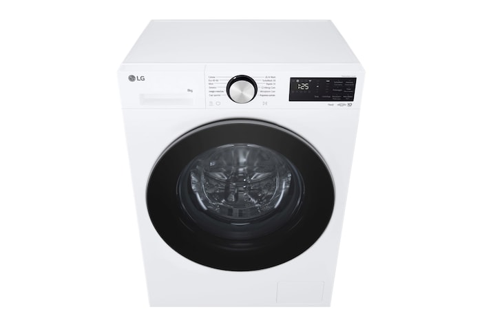 Immagine frontale dall'alto lavatrice LG F2NX50S8TCL Serie X5 Classe A-30%