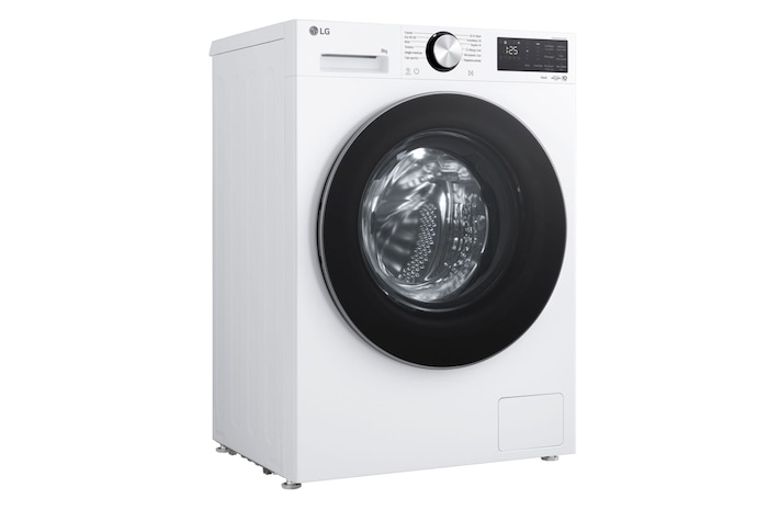 Foto con vista diagonale lavatrice LG F2NX50S8TCL Serie X5 Classe A-30%