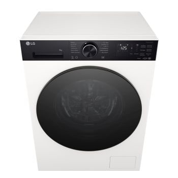 Immagine frontale dall'alto lavatrice LG F2NX50S9TKB serie X5 classe A-40%