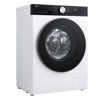 Foto con vista diagonale lavatrice LG F2NX50S9TKC Slim 9kg Serie X5 Classe A