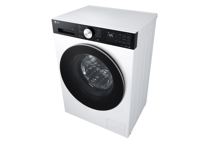 Foto angolare destra lavatrice LG F2NX50S9TKC Slim 9kg Serie X5 Classe A