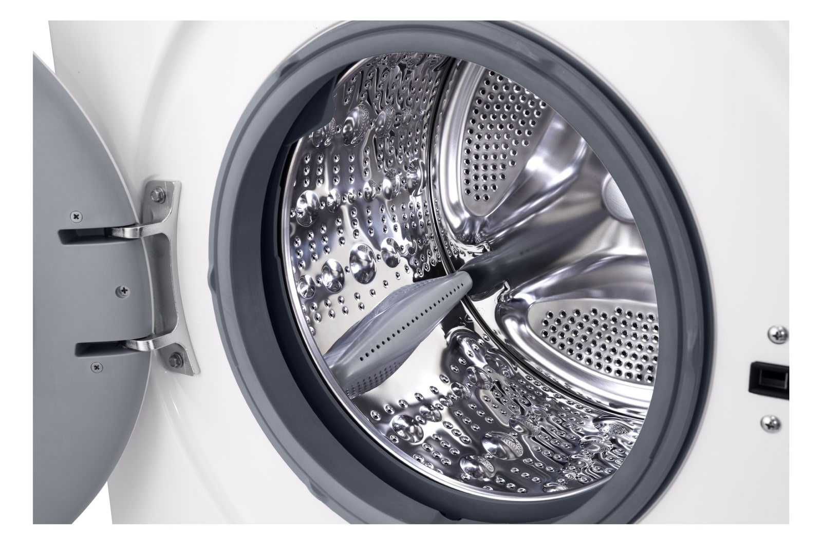 Lavatrice a tre quarti verso sinistra