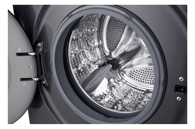 Lavatrice a tre quarti verso sinistra