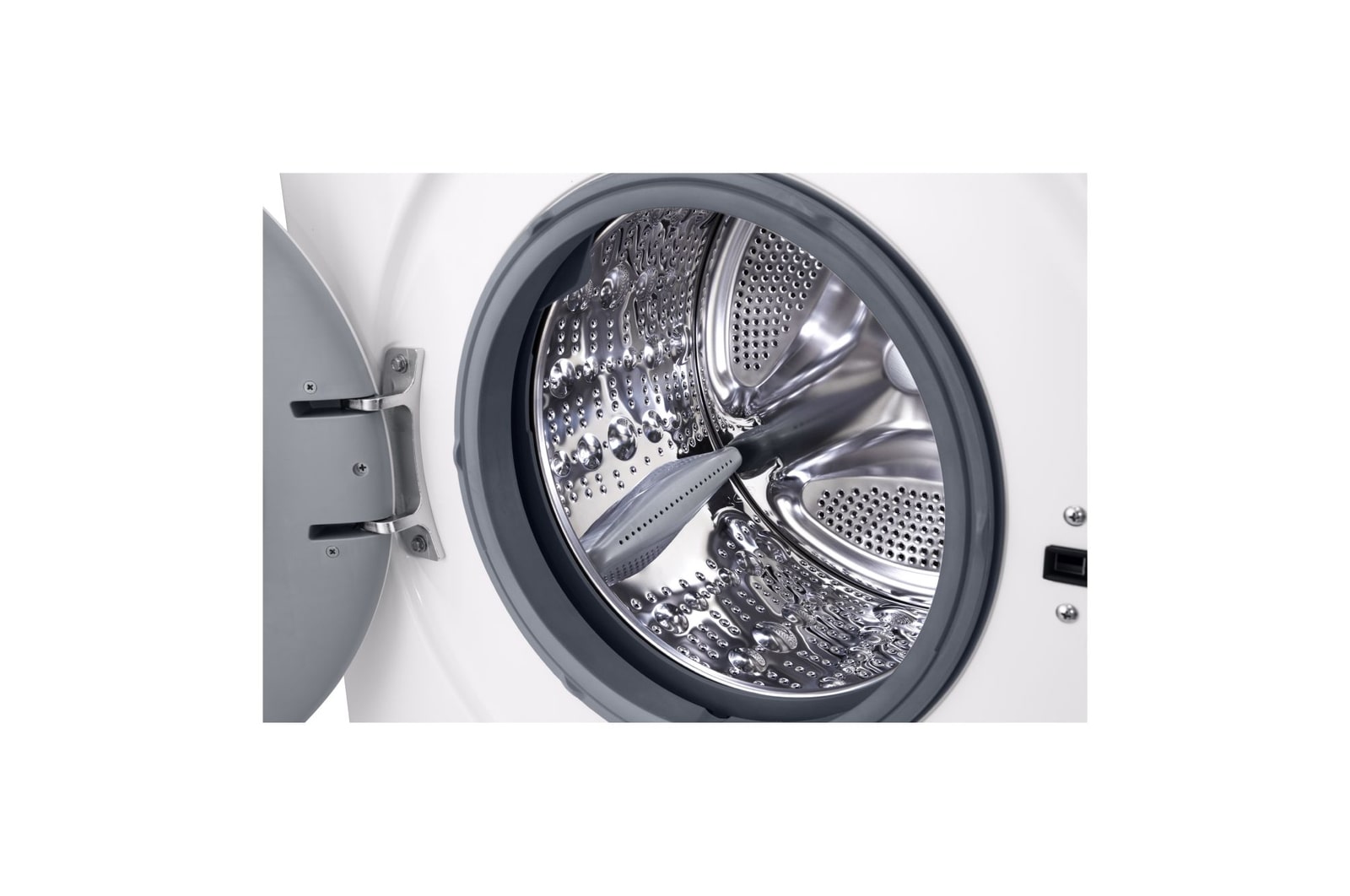 Lavatrice a tre quarti verso sinistra