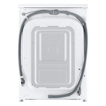Vista posteriore della lavatrice LG F4NX5009TKB
