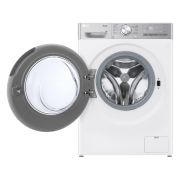 Vista frontale lavatrice aperta