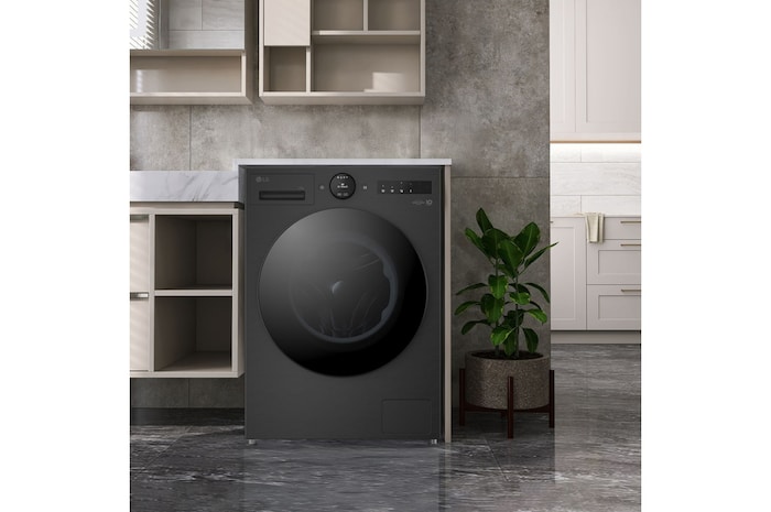 Immagine ambientata lavatrice LG F4X70013TBB