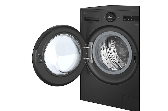 Dettaglio dell'oblò aperto