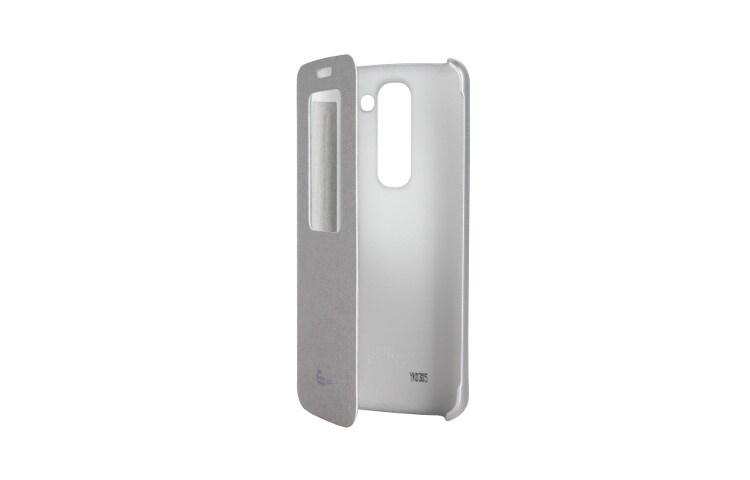 LG Custodia QuickWindow™ per proteggere LG G2 mini. Disponibile in nero, argento e rosso., CCF-370