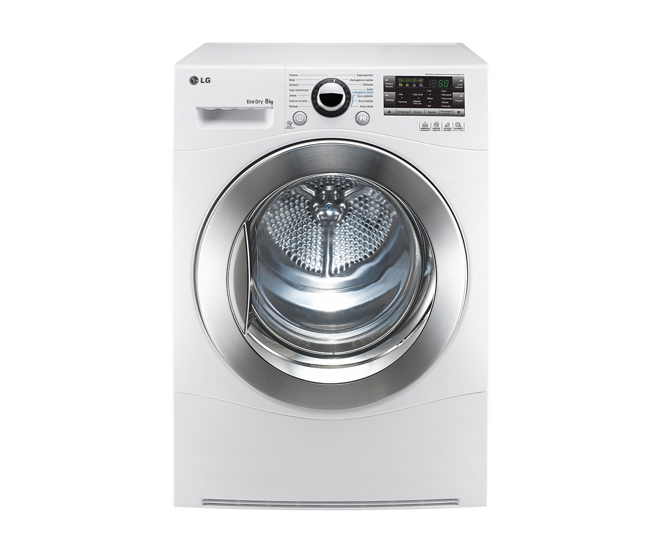 LG Asciugatrice pompa di calore 8Kg in classe A++ e classe di condensazione A., RC8055AH2Z