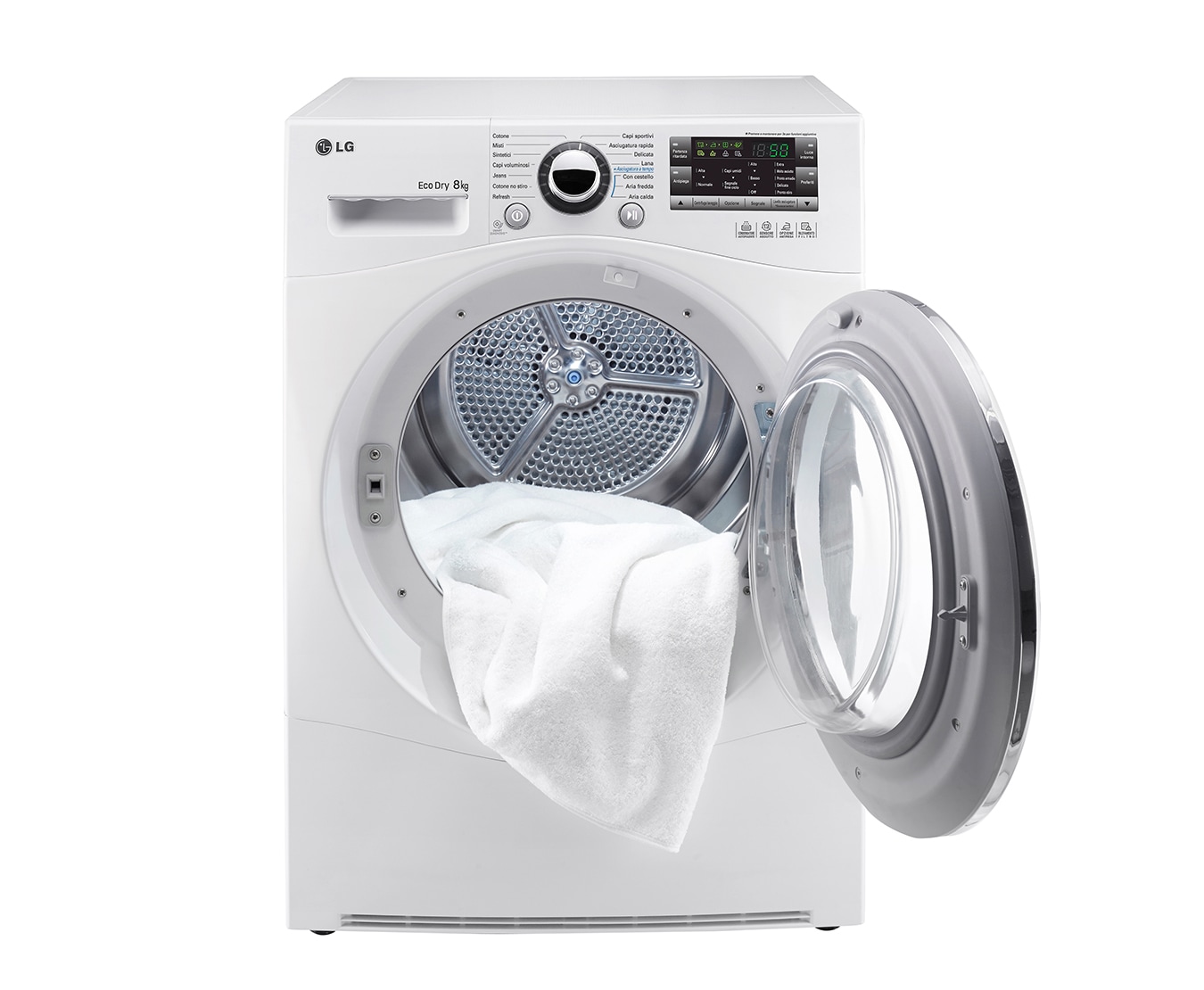 LG Asciugatrice pompa di calore 8Kg in classe A++ e classe di condensazione A., RC8055AH2Z