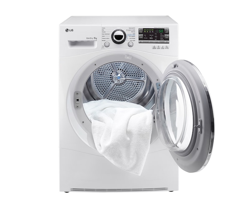 LG Asciugatrice pompa di calore 8Kg in classe A++ e classe di condensazione A., RC8055AH2Z