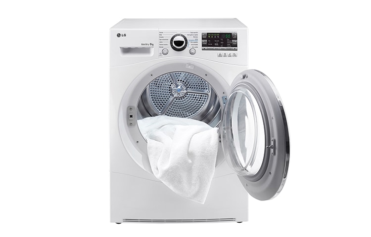 LG Asciugatrice pompa di calore 8Kg in classe A++ e classe di condensazione A., RC8055AH2Z