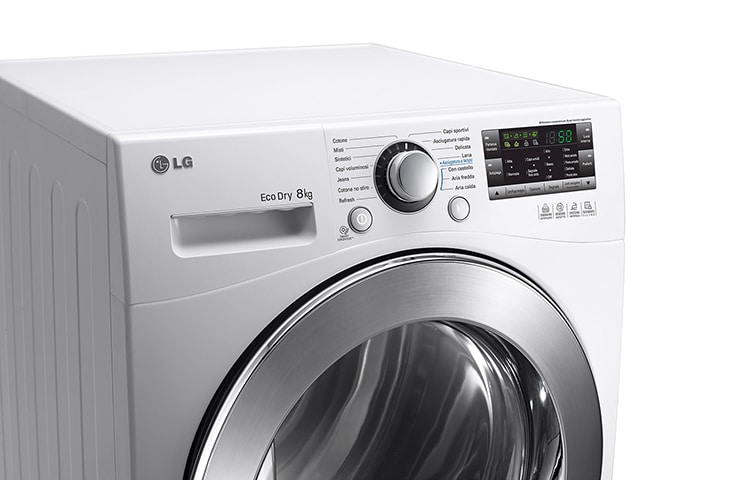 LG Asciugatrice pompa di calore 8Kg in classe A++ e classe di condensazione A., RC8055AH2Z