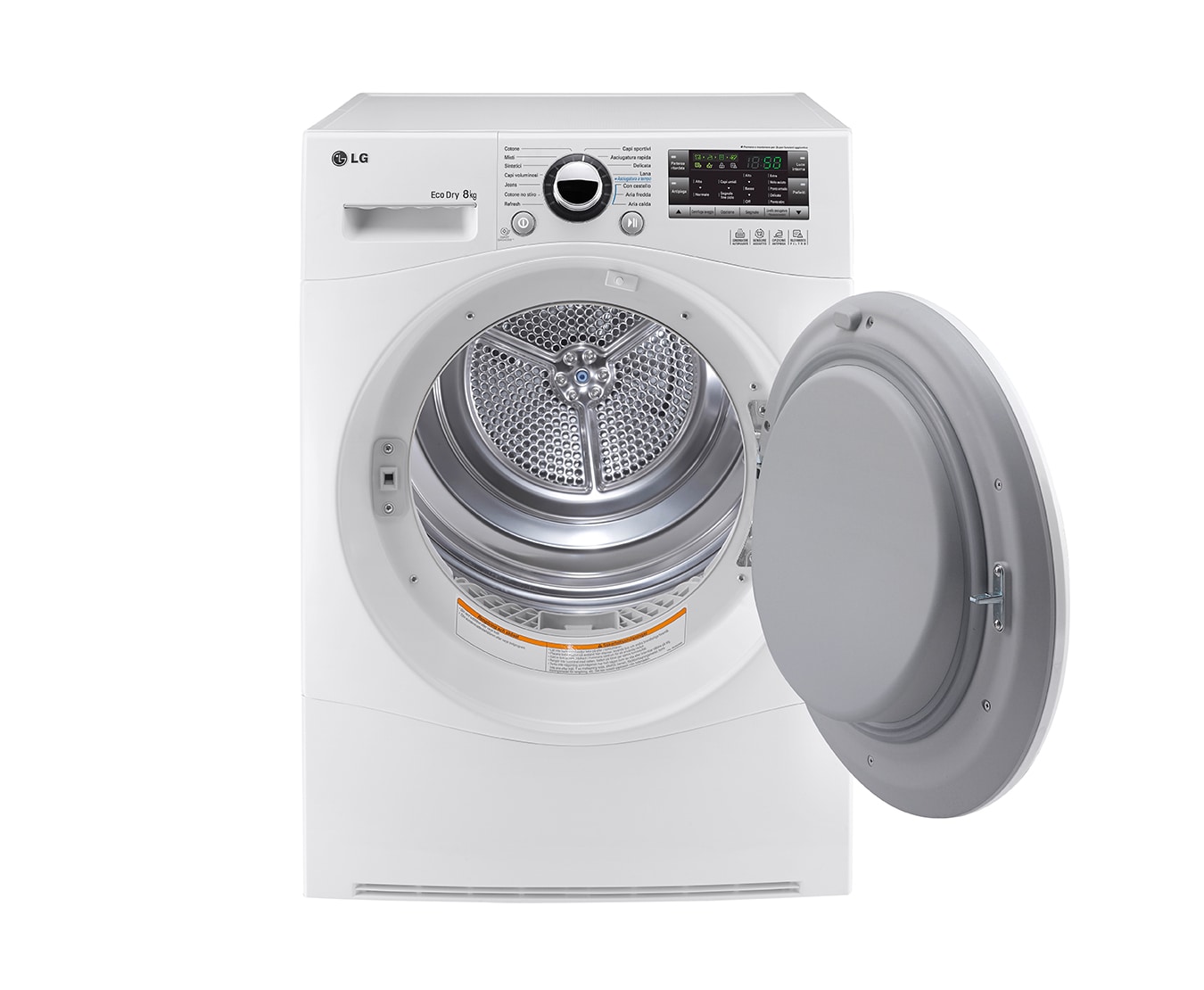 LG Asciugatrice pompa di calore 8 kg in classe A++ e classe di condensazione A., RC8055AH6M