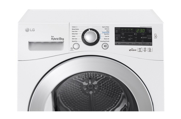 LG Asciugatrice Eco Hybrid 8 Kg Classe energetica A++, RC8055AP2F