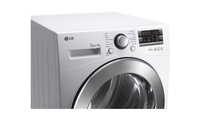 LG Asciugatrice Smart Eco Hybrid 8 Kg Classe energetica A+++-10%, RC8082AV2Z