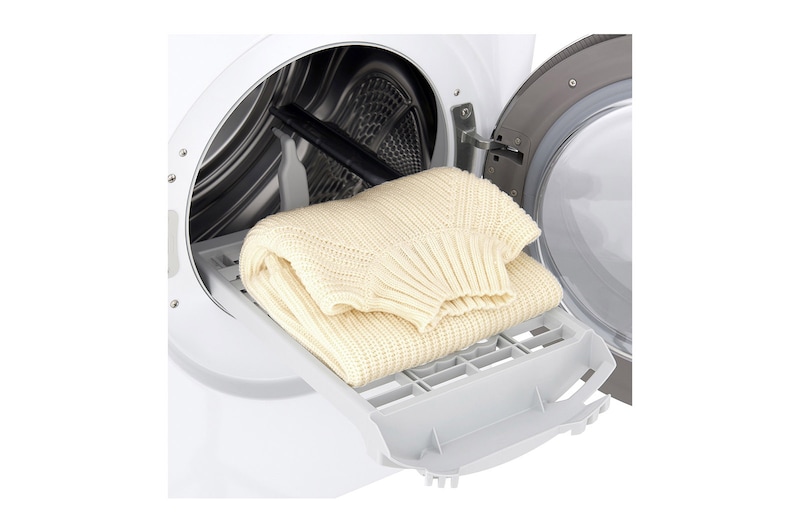 LG Asciugatrice Smart DUAL Inverter Heat Pump™ Eco Hybrid 8 Kg-10%, RC80U2AV3W