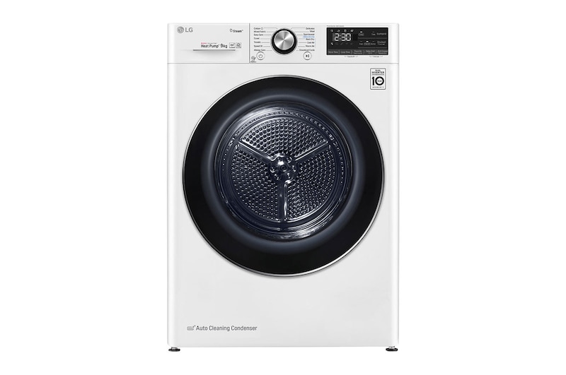 Foto frontale dell'asciugatrice LG RC90V9AV2W