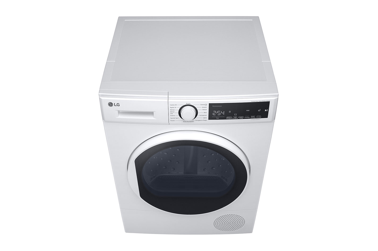 LG Asciugatrice 8kg Pompa di calore | Serie M3 Classe A++ | Ciclo igiene, Sensore asciugatura, Refrigerante R290, RH80M3AV6R