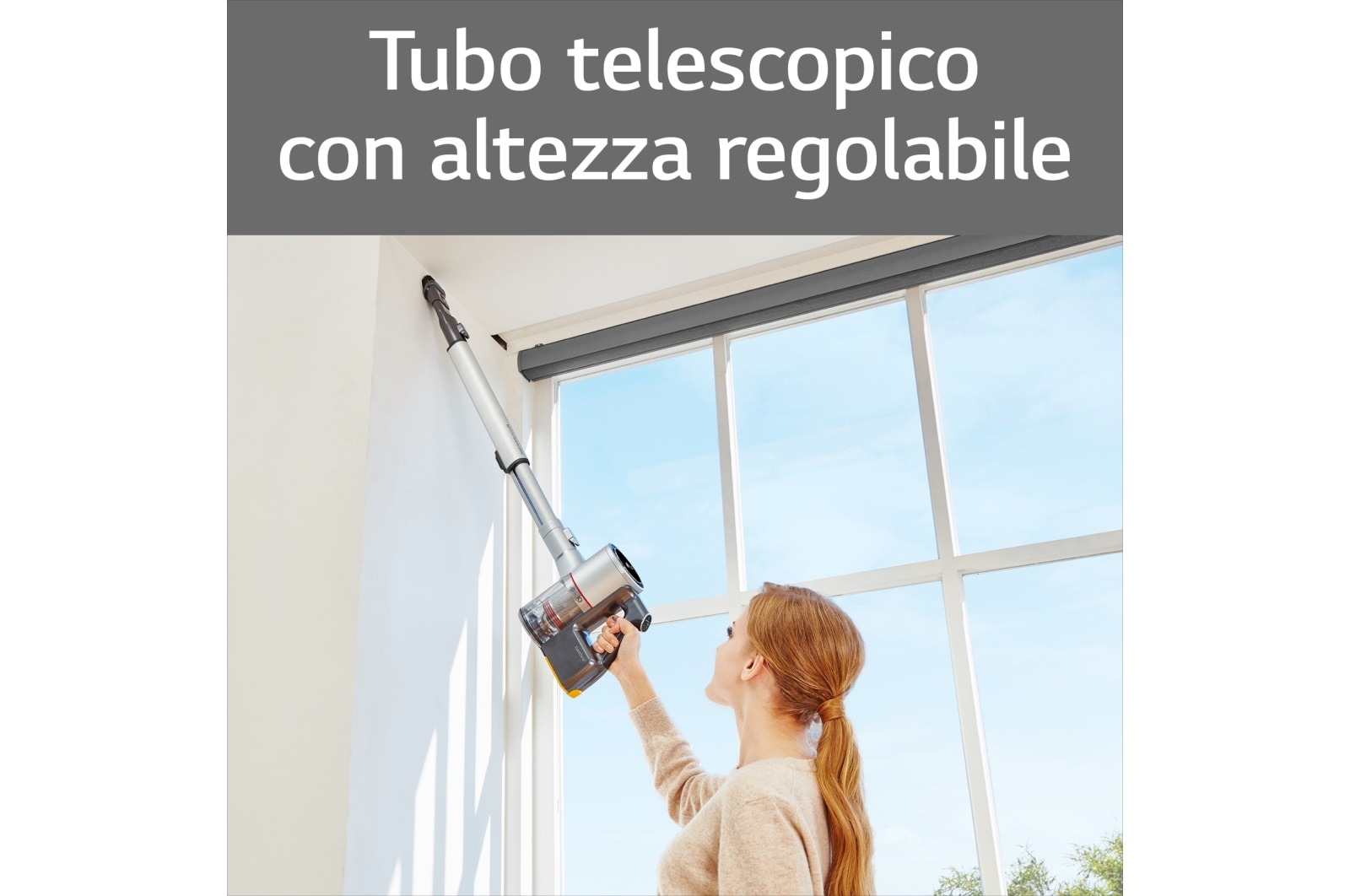 LG CordZero™ A9K Slim | Aspirapolvere Kompressor™ 200 W, 60 min | 2 spazzole + 2 accessori, Wi-Fi | Rosso, A9K-SLIM1R