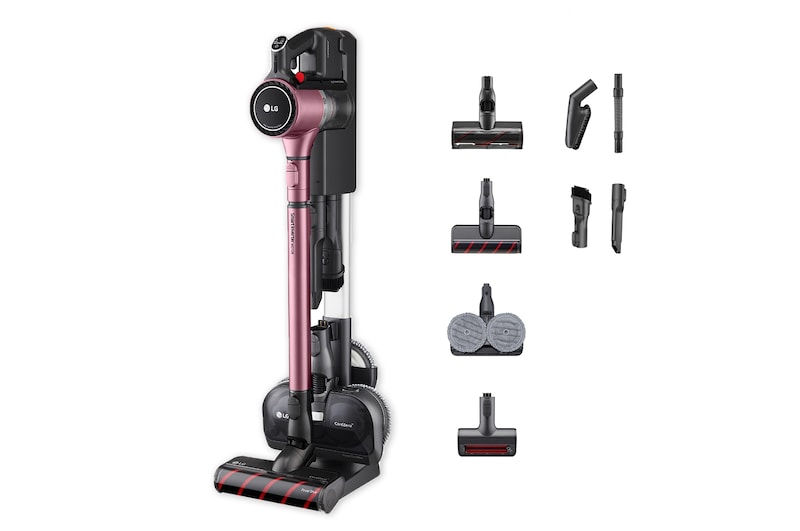Vista frontale di LG CordZero™ Aspirapolvere Senza Fili 1.05L Argento A9K-ULTRA1V