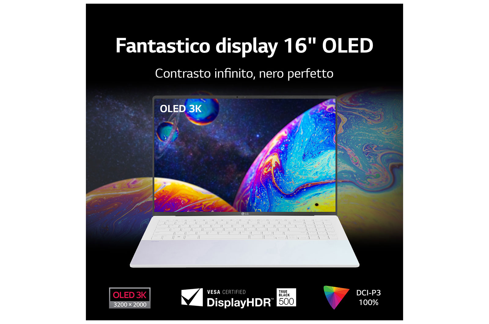 LG gram Style | Notebook Ultraleggero da 16"  con display OLED e Windows 11 Home | Elegante design iridescente in vetro, 16Z90RS-G.AA77D