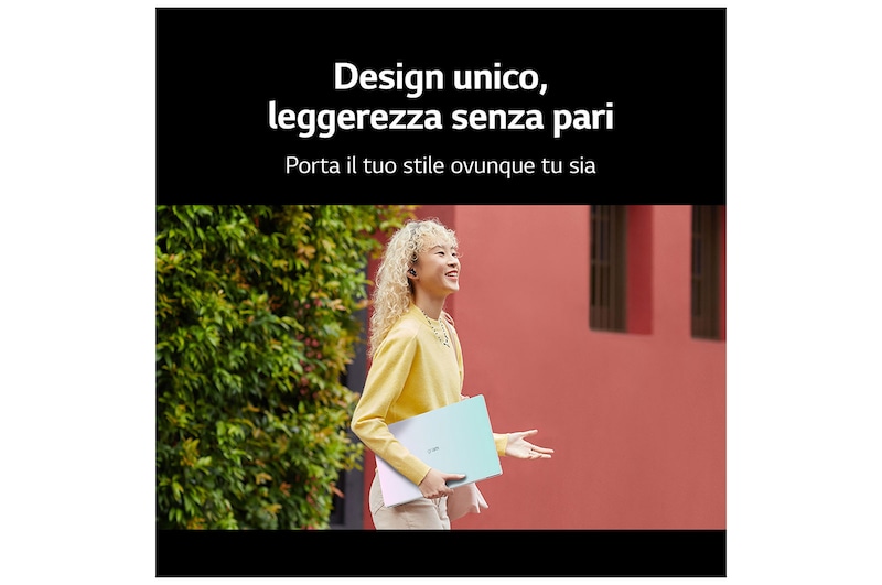 LG Notebook gram Style | 16" OLED, Windows 11 Home | Design iridescente, Intel® Core™ i7, 16GB RAM, SSD 512GB, 16Z90RS-G.AA74D