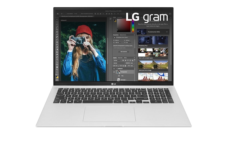 LG gram Notebook 17" 16:10 Intel i5 8GB 1350g, 17Z90P-G.AR56D