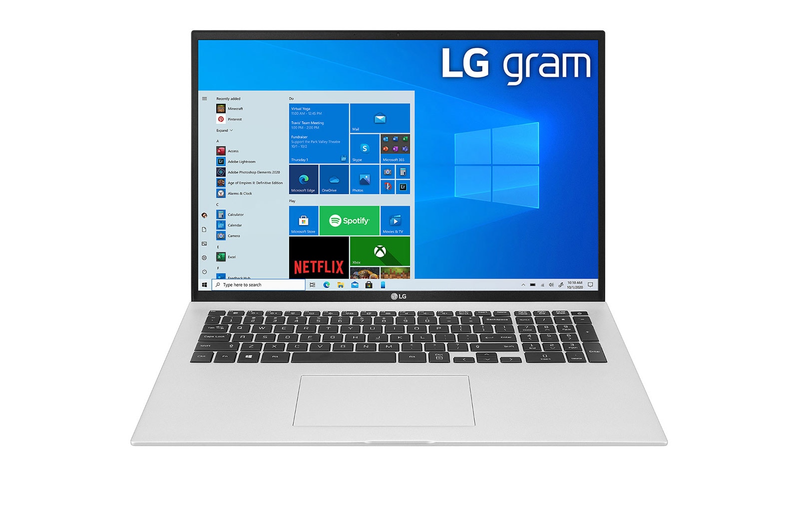 LG gram Notebook 17" 16:10 Intel i5 8GB 1350g, 17Z90P-G.AR56D