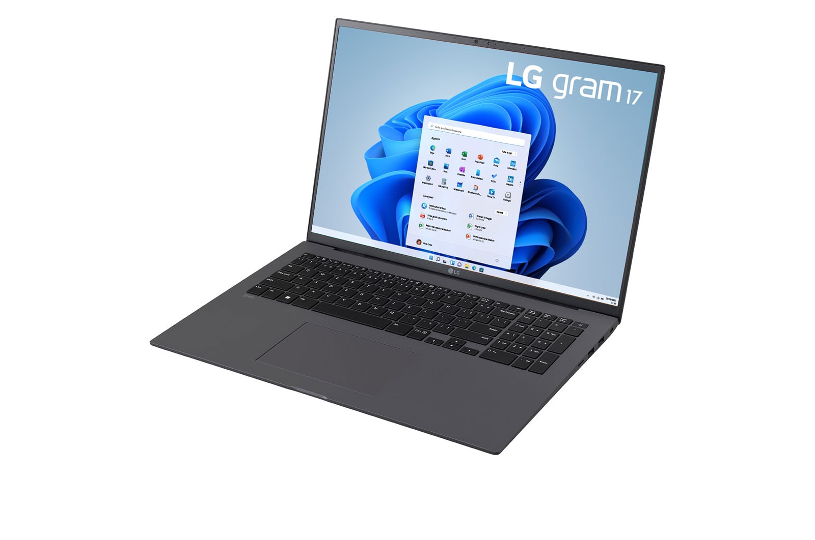 LG Notebook gram | 17", Windows 11 Home | Intel® Core™ i7, 16GB RAM, SSD 1TB, solo 1.35kg di peso, Grigio Antracite, 17Z90R-G.AA79D