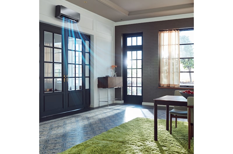 LG Condizionatore monosplit ARTCOOL Mirror | 9000 BTU | Pannello a specchio, UVnano, Ionizzatore, Filtro allergeni, AC09BK