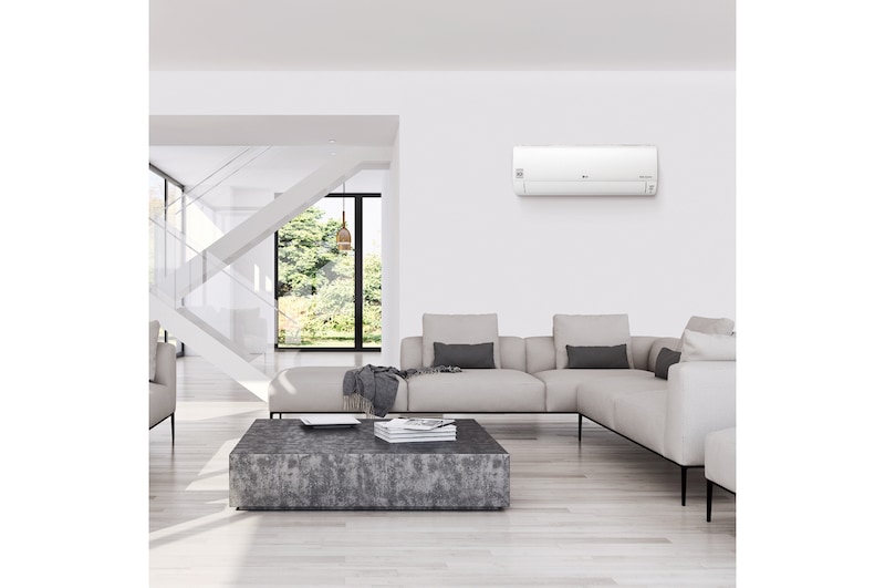 LG DUALCOOL Deluxe Climatizzatore Inverter 12000 BTU, UVnano™, Riscaldamento, Wi-Fi ThinQ®, DC12RK