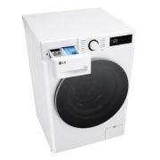 LG Lavasciuga 10/6kg AI DD | Serie R5 Classe D / A-10% | 1400 giri, TurboWash 360, Vapore, Allergy Care, Eco Hybrid | Bianca, D4R5010TSWS