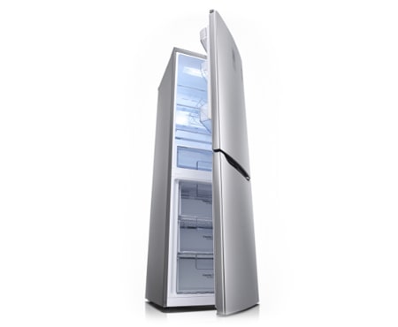 LG Frigorifero Combinato Total No Frost in , 40% di risparmio energetico con il Compressore Lineare Inverter™e maniglie integrate., GBB539PZCZS