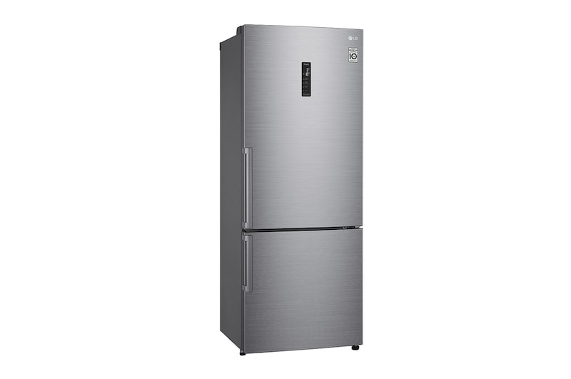 LG Frigorifero combinato 70cm | Classe E, 462L | Wi-Fi, Door & Linear Cooling, Fresh Balancer, No frost | Inox , GBB567PZCMB