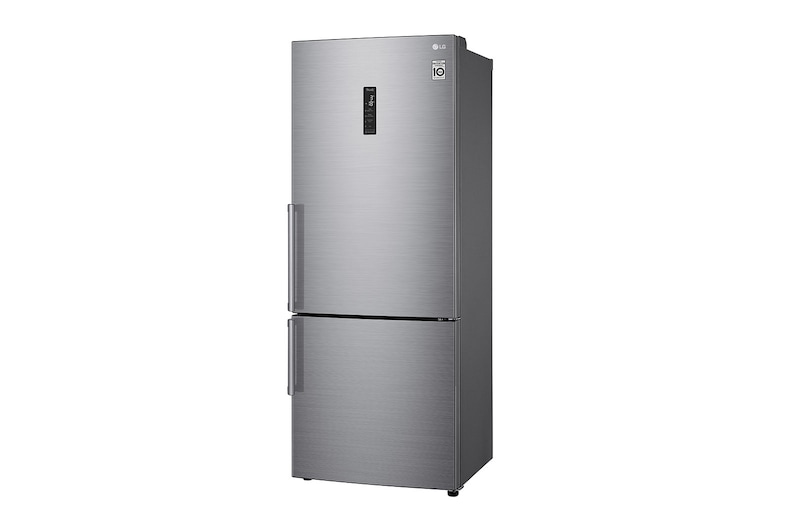 LG Frigorifero combinato 70cm | Classe E, 462L | Wi-Fi, Door & Linear Cooling, Fresh Balancer, No frost | Inox , GBB567PZCMB