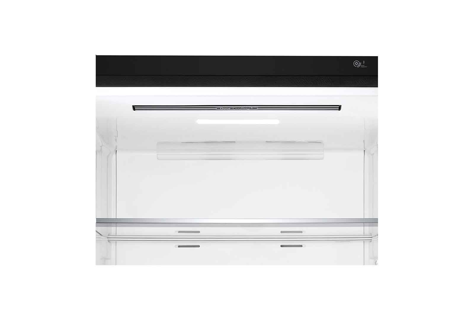 LG Frigorifero combinato 70cm | Classe E, 462L | Wi-Fi, Door & Linear Cooling, Fresh Balancer, No frost | Nero, GBB569MCAMN