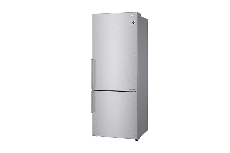 LG Frigorifero combinato 70cm | Classe D, 462L | Wi-Fi, Door & Linear Cooling, Fresh Balancer, No frost | Noble Steel, GBB569NSAFB
