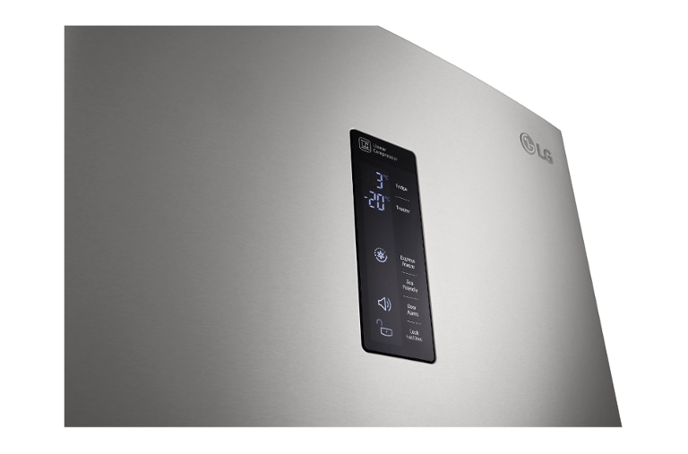 LG Frigorifero Combinato Maniglie integrate Display esterno LED, GBB59PZFZS