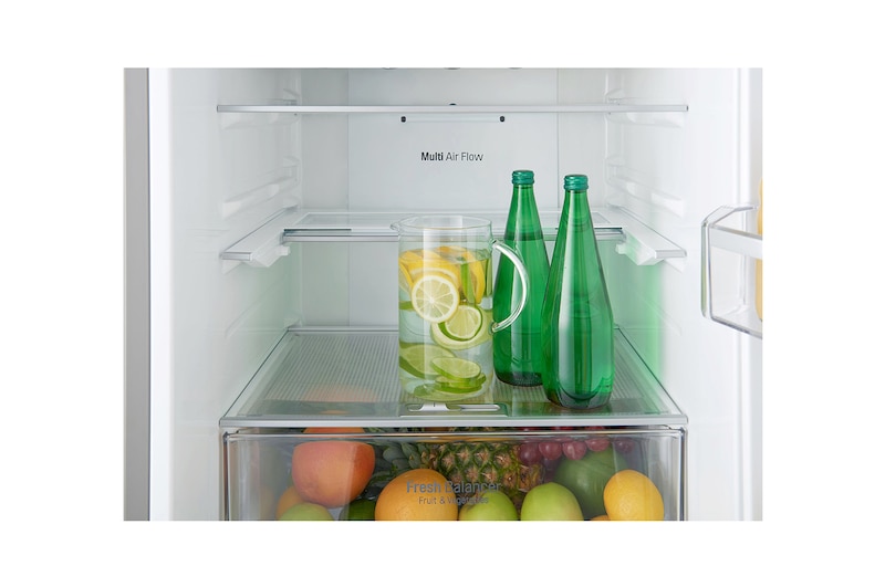 LG Frigorifero Combinato Maniglie integrate Display interno LED , GBB59PZGFS