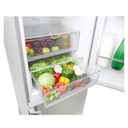 LG Frigorifero Combinato Maniglie a barra attive Display interno LED, GBB60NSGFE