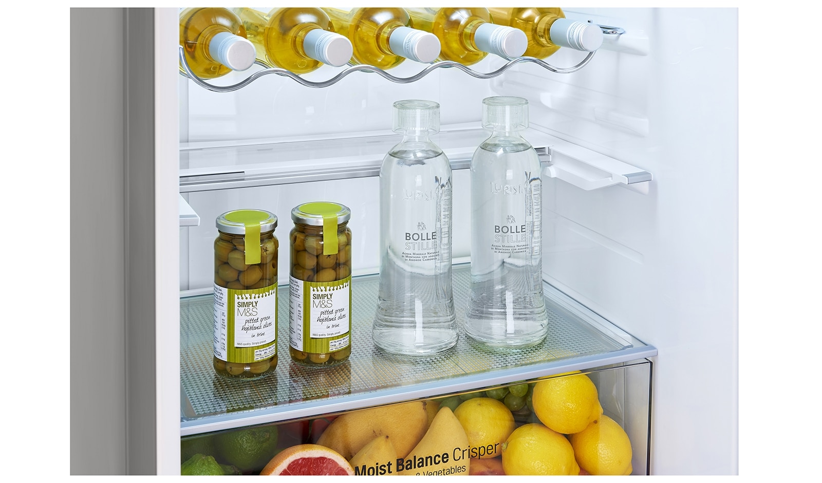 LG Frigorifero Combinato Maniglie integrate Display esterno LED, GBB60PZFZS