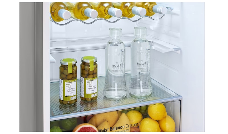 LG Frigorifero Combinato Maniglie integrate Display esterno LED, GBB60PZFZS