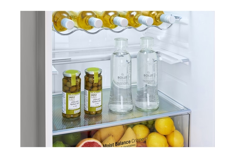 LG Frigorifero Combinato Maniglie integrate Display esterno LED, GBB60PZFZS