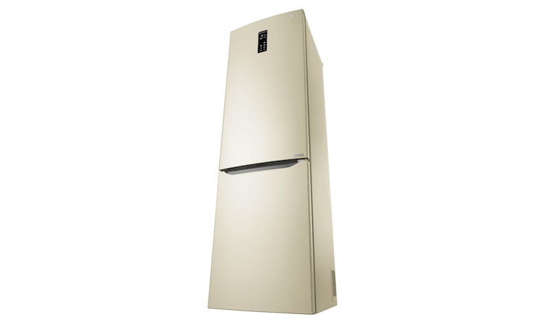 LG Frigorifero Combinato Maniglie integrate Display esterno LED Colore Sabbia, GBB60SEFZS